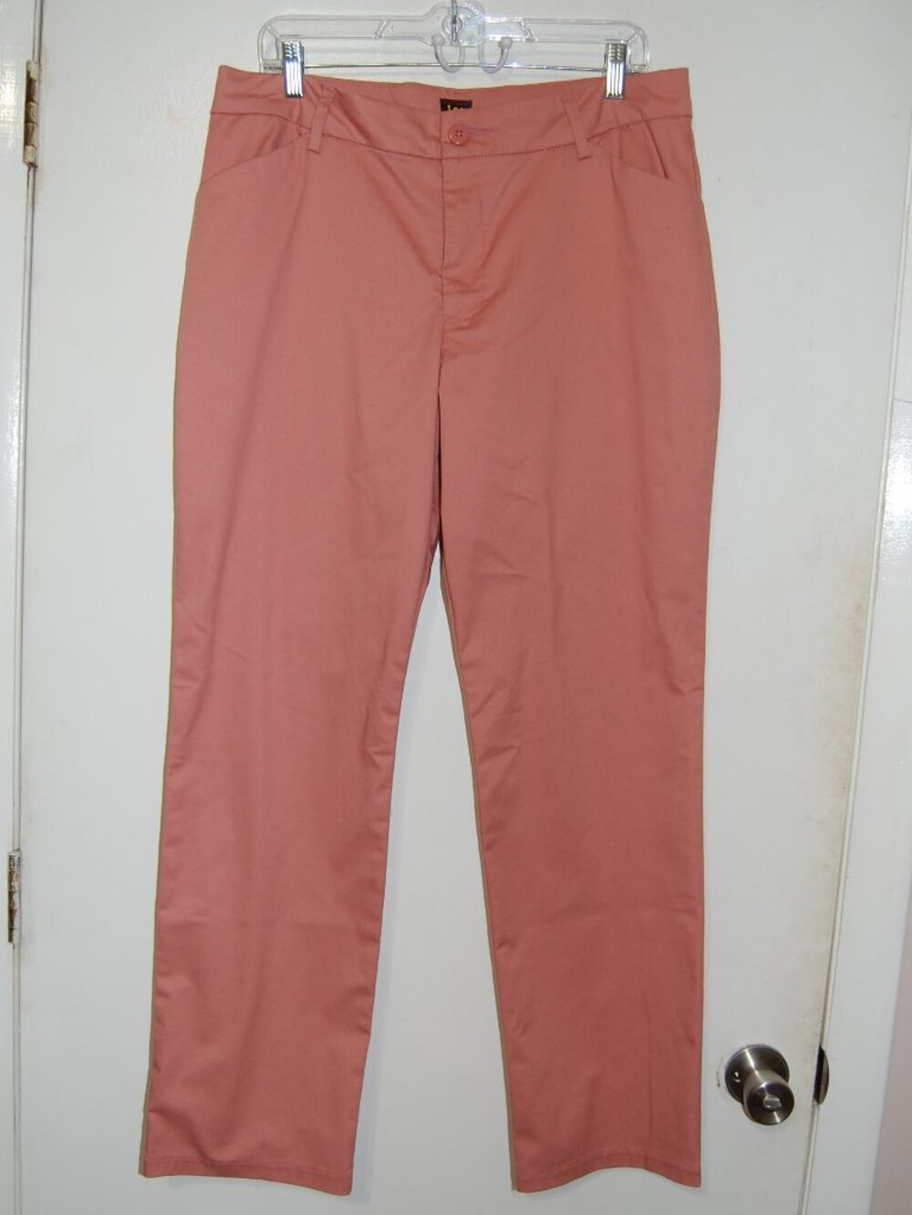 NWOT, LEE, wrinkle free, rose colored pants - Picture 4 of 8